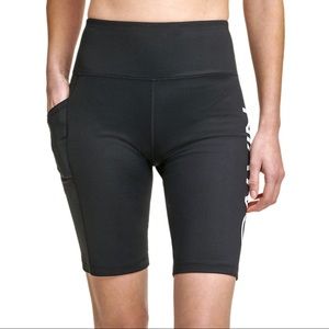 Black Calvin Klein biker shorts, XL